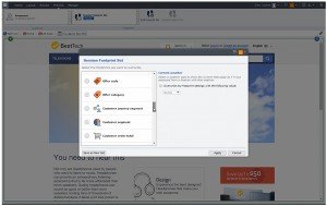 SDL Demo showing session footprint and the XPM