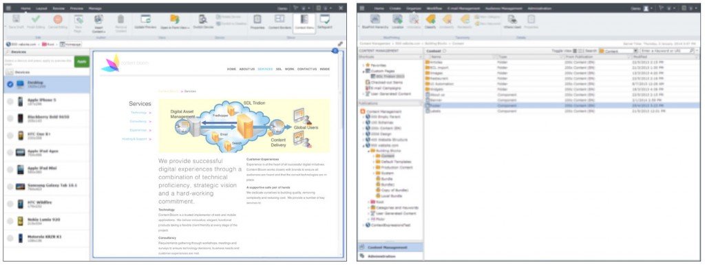 SDL Tridion and SDL Experience Manager Carbon 2.0
